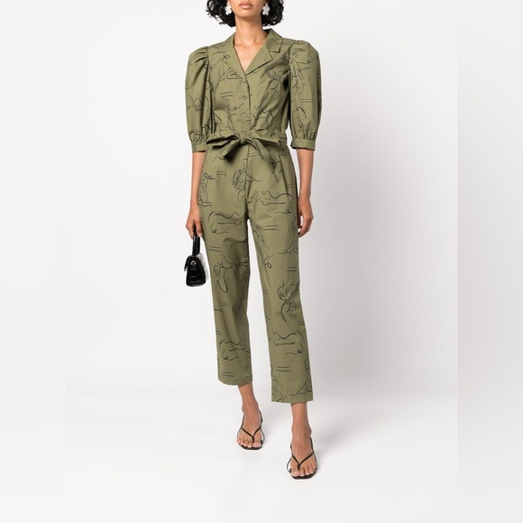 Lhd Casitas abstract-print jumpsuit size 6 - Picture 1 of 4